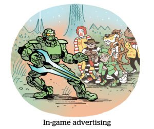 Comic: In-game advertising
