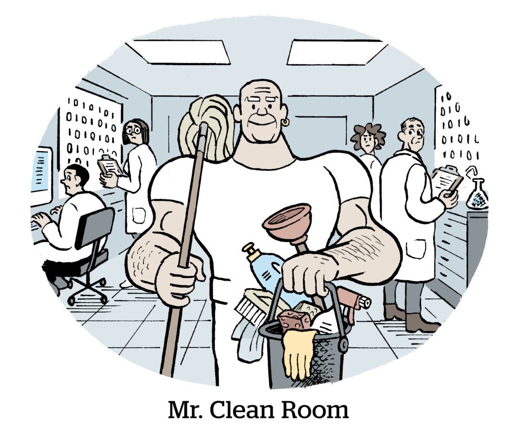 Comic: Mr. Clean Room