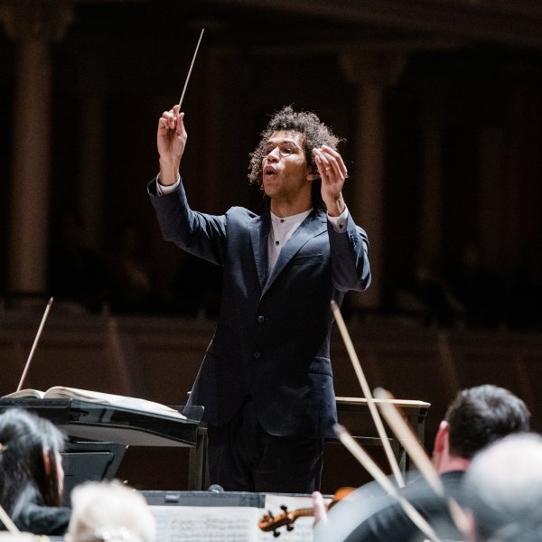 Jonathon Heyward conducting the Charleston Symphony in South Carolina.